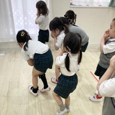 基礎運動＆避難訓練をしました。 《大阪市中央区心斎橋、長堀橋にある学べる保育園HUGキッズ、一時預かり》