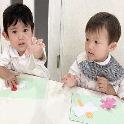 クラフトをしました！ 《大阪市中央区心斎橋、長堀橋にある学べる保育園HUGキッズ、一時預かり》