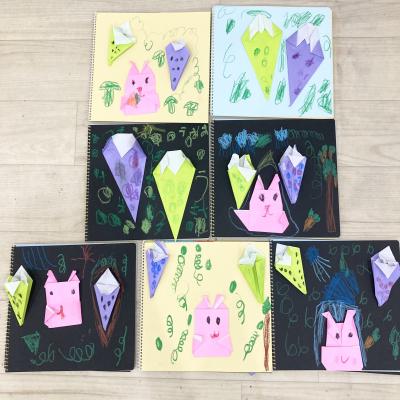 クラフトをしました！ 《大阪市中央区心斎橋、長堀橋にある学べる保育園HUGキッズ、一時預かり》
