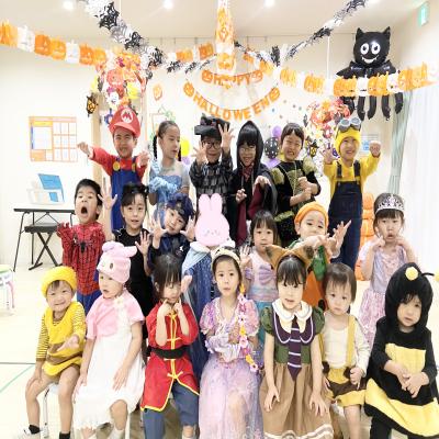 ハッピーハロウィン！ 《大阪市中央区心斎橋、長堀橋にある学べる保育園HUGキッズ、一時預かり》