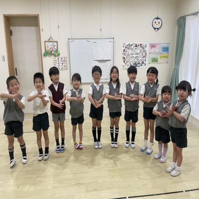遊戯会の練習☆《大阪市中央区心斎橋、長堀橋にある学べる保育園