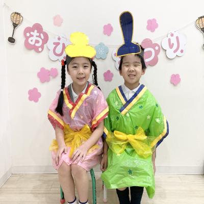 本日はひな祭りです♡  《大阪市中央区心斎橋、長堀橋にある学べる保育園HUGキッズ、一時預かり》