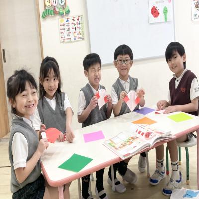 絵画をしました！《大阪市中央区心斎橋、長堀橋にある学べる保育園》