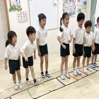 体操をしました！ 《大阪市中央区心斎橋、長堀橋にある学べる保育園HUGキッズ、一時預かり》