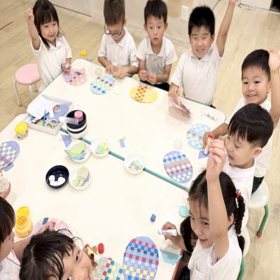 クラフトをしました！ 《大阪市中央区心斎橋、長堀橋にある学べる保育園HUGキッズ、一時預かり》
