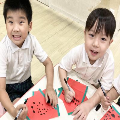 クラフトをしました！ 《大阪市中央区心斎橋、長堀橋にある学べる保育園HUGキッズ、一時預かり》