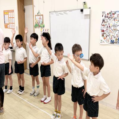 ボール遊び＆盆踊り練習 《大阪市中央区心斎橋、長堀橋にある学べる保育園HUGキッズ、一時預かり》