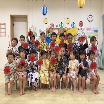 夏まつり♪《大阪市中央区心斎橋、長堀橋にある学べる保育園》