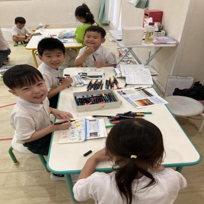 今日のクラフトは！？《大阪市中央区心斎橋、長堀橋にある学べる保育園》
