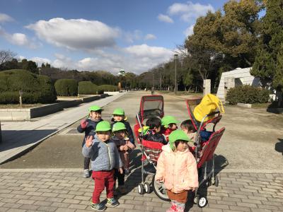 1月の遠足は『大阪城公園』でした(*^▽^*)